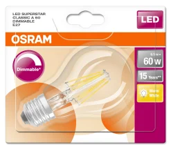 New Ampoule Led E27 Dimmable  Verre / Standard Claire - (2700K, Blanc Chaud) - Unisexe Ampoules Et Accessoires