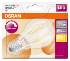 Discount Ampoule Led E27 Dimmable  Verre / Standard Claire - (2700K, Blanc Chaud) - Unisexe Ampoules Et Accessoires