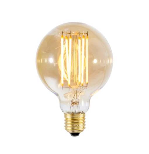 Sale Ampoule Led Filaments E27 Globe Large Verre Transparent / E27 4W - Unisexe Ampoules Et Accessoires