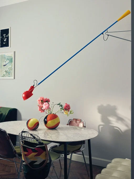 Hot Applique Avec Prise 265 Metal/ L 205 Cm - Modele De 1973 - Unisexe Luminaires Iconiques
