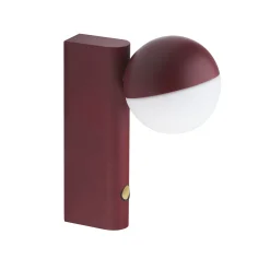 Discount Applique Avec Prise Balancer Mini Metal Verre/ Lampe De Table - Orientable - Unisexe Lampes De Bureau