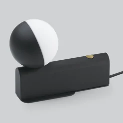 Store Applique Avec Prise Balancer Mini Metal Verre/ Lampe De Table - Orientable - Unisexe Lampes De Bureau