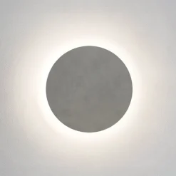 Store Applique D'extérieur Eclipse Round Led Pierre- O 30 Cm - Unisexe Luminaires De Salle De Bains