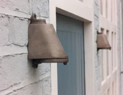 Outlet Applique D'extérieur Mast Light Led Or Metal Metal Bronze / H 14 Cm - Unisexe Led