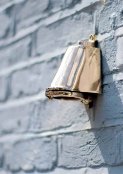 Outlet Applique D'extérieur Mast Light Led Or Metal Metal Bronze / H 14 Cm - Unisexe Led