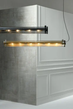 Best Applique D'extérieur Monceau Mini Metal Noir / Suspension - L 52 Cm - Unisexe Luminaires De Salle De Bains
