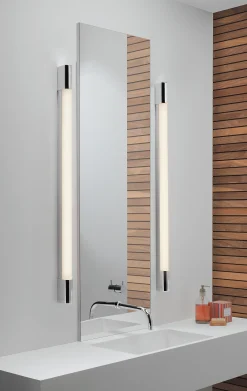 Best Sale Applique D'extérieur Palermo Led Plastique Blanc Metal Metal & Plastique Blanc / L 90 Cm - Unisexe Luminaires De Salle De Bains