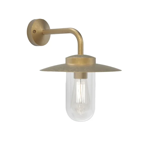Flash Sale Applique D'extérieur Portree Verre Or Metal Verre & Metal- Unisexe Luminaires De Salle De Bains