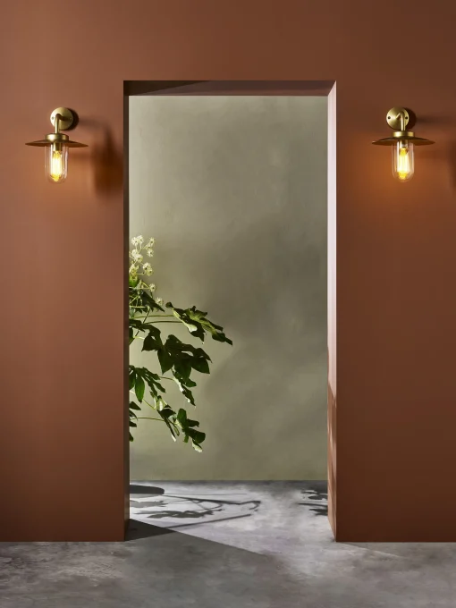 Flash Sale Applique D'extérieur Portree Verre Or Metal Verre & Metal- Unisexe Luminaires De Salle De Bains