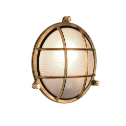 Best Applique D'extérieur Thurso Round Or Metal Metal/ Plafonnier - Unisexe Luminaires De Salle De Bains