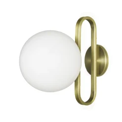 Best Sale Applique Salle De Bains Cime Large Outdo Verre Metal Metal De/ O 20 Cm - Unisexe Luminaires D'extérieur