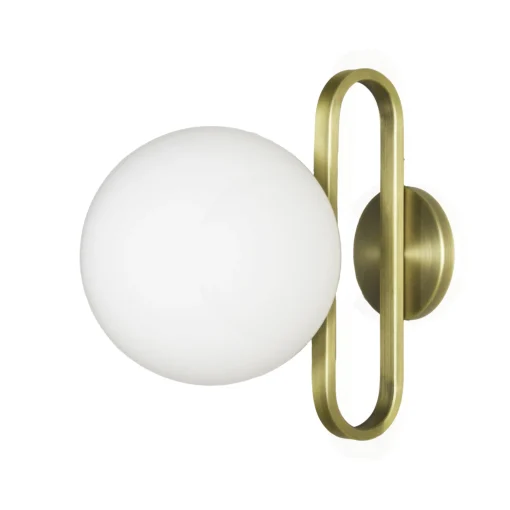 Best Sale Applique Salle De Bains Cime Large Outdo Verre Metal Metal De/ O 20 Cm - Unisexe Luminaires D'extérieur