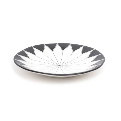 Shop Assiette A Dessert Daria Ceramique/ O 22 Cm - Ceramique Peinte A La Main - Unisexe Assiettes