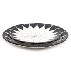 Shop Assiette A Dessert Daria Ceramique/ O 22 Cm - Ceramique Peinte A La Main - Unisexe Assiettes