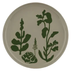New Assiette A Dessert Elokuun Varjot Ceramique Vert / O 20 Cm - Unisexe Assiettes