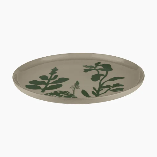 New Assiette A Dessert Elokuun Varjot Ceramique Vert / O 20 Cm - Unisexe Assiettes