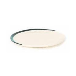 Fashion Assiette A Dessert Esquisse Ceramique Bleu / O 23 Cm - Unisexe Assiettes