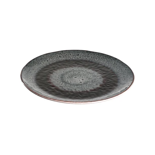 Discount Assiette A Dessert Matera Ceramique Gris / Gres - O 22 Cm - Unisexe Assiettes