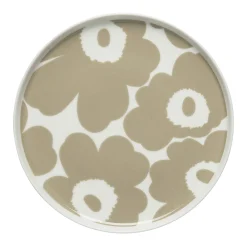 Cheap Assiette A Dessert Unikko Ceramique Beige / O 20 Cm - Unisexe Assiettes