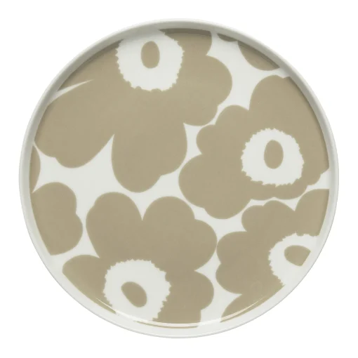 Cheap Assiette A Dessert Unikko Ceramique Beige / O 20 Cm - Unisexe Assiettes