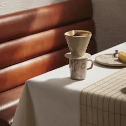 Clearance Assiette A Dessert Unikko Ceramique Beige / O 20 Cm - Unisexe Assiettes