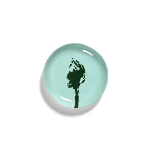 Sale Assiette A Mignardises Feast Ceramique Bleu Xs / O 16 Cm - Unisexe Assiettes