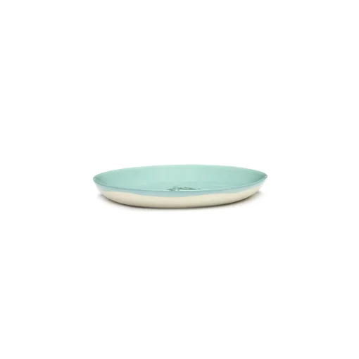 Sale Assiette A Mignardises Feast Ceramique Bleu Xs / O 16 Cm - Unisexe Assiettes