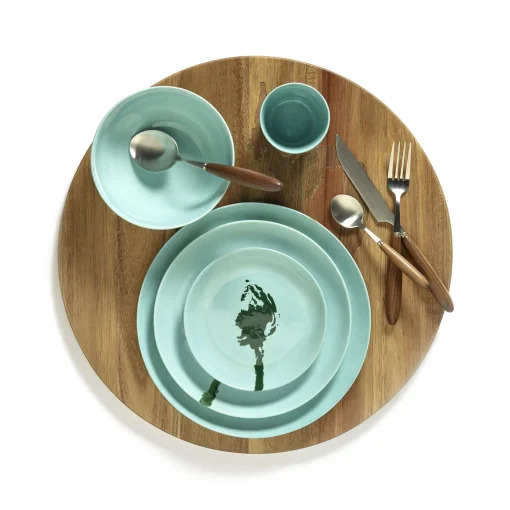 Sale Assiette A Mignardises Feast Ceramique Bleu Xs / O 16 Cm - Unisexe Assiettes
