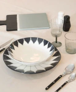 New Assiette Creuse Daria Ceramique/ O 23 Cm - Ceramique Peinte A La Main - Unisexe Assiettes