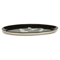 Cheap Assiette De Presentation Feast Ceramique Noir / O 35 X H 2 Cm - Unisexe Assiettes