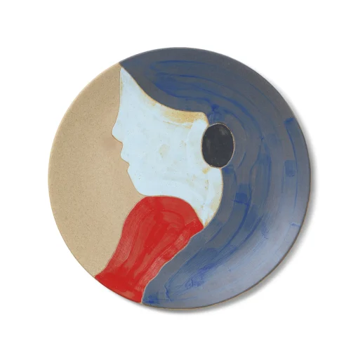 Outlet Assiette De Presentation Ceramic Ceramique / O 37,5 Cm - Peut Etre Fixee Au Mur - Unisexe Assiettes