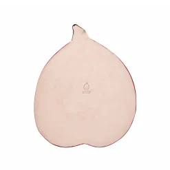 Best Assiette De Presentation Bum Love Ceramique Rouge / 21 X 17 Cm - Peint A La Main - Unisexe Terrasses Et Balcons