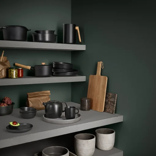 Hot Assiette Nordic Kitchen Ceramique Noir / O 22 Cm - Gres - Unisexe Assiettes