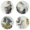 Outlet Assiette Yuan Parnasse Plastique Multicolore / Set De 4 - O 25 Cm / Melamine - Unisexe Assiettes