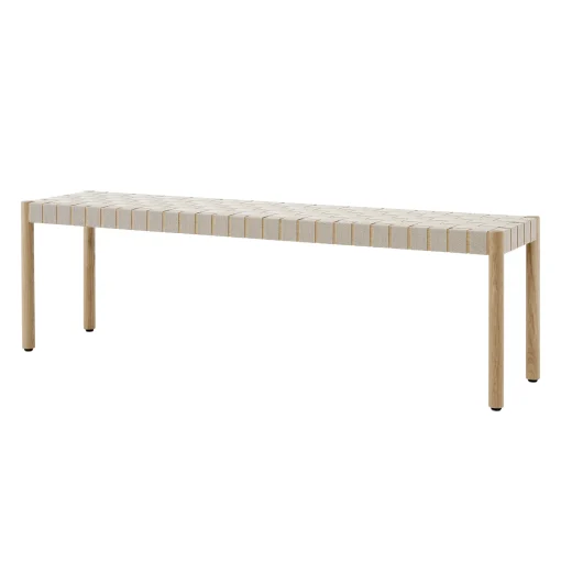 Best Sale Banc Betty Tk5 Tissu Bois Beige / L 157 Cm - Sangles En Lin - Unisexe Bancs