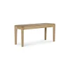 Fashion Banc Bok Bois Naturel / L 126 Cm - Chene Massif - Unisexe Bancs