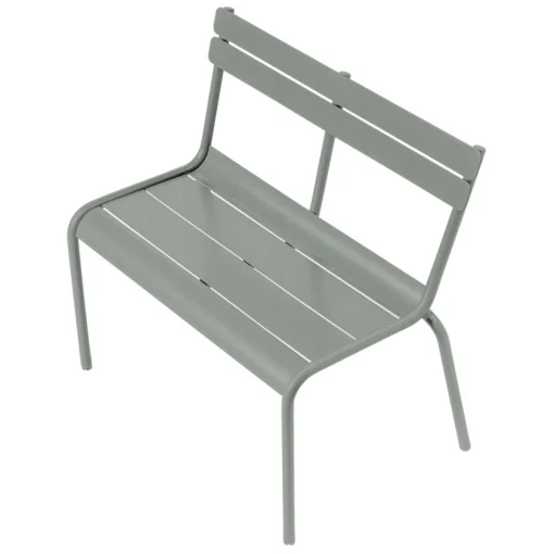 New Banc Enfant Luxembourg Kid Metal Gris / Aluminium - Unisexe Bancs De Jardin