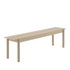 Online Banc Linear Bois Naturel / Bois - L 170 Cm - Unisexe Bancs