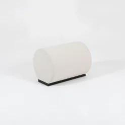 Discount Banc Rembourre Place Des Petits Peres Tissu Gris Court Par Jose Levy / L 60 Cm - Exclusivite Made In Design - Unisexe Poufs