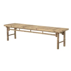 Best Banc Sole Bois Naturel / - L 180 Cm - Unisexe Bancs De Jardin