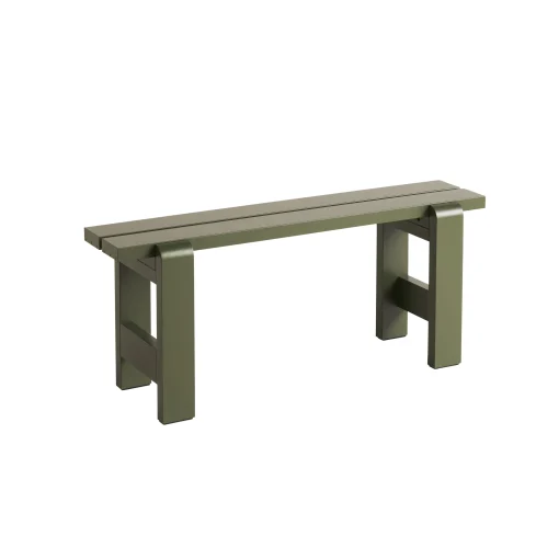 Shop Banc Weekday Bois Vert / L 111 Cm - Unisexe Bancs De Jardin