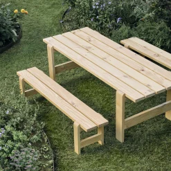 Sale Banc Weekday Bois Vert / L 190 Cm - Unisexe Bancs De Jardin