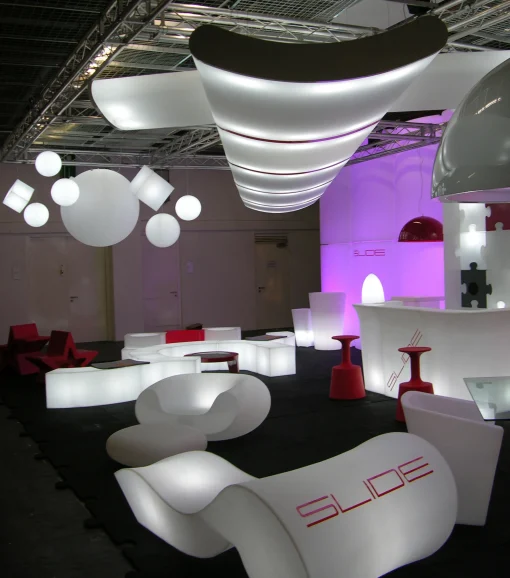 Best Bar Lumineux Jumbo Plastique / L 90 Cm - Unisexe Tables Hautes Et Bars D'extérieur