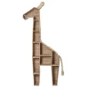 Discount Bibliotheque Girafe Fibre Vegetale Beige Bois/ A Poser - L 46 X H 148 Cm - Unisexe Mobilier Kids