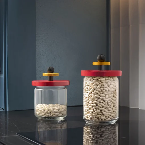 New Bocal Hermetique / By Ettore Sottsass - 75 Cl Verre Bois/ 100 Values Collection - Unisexe Boîtes Et Conservation