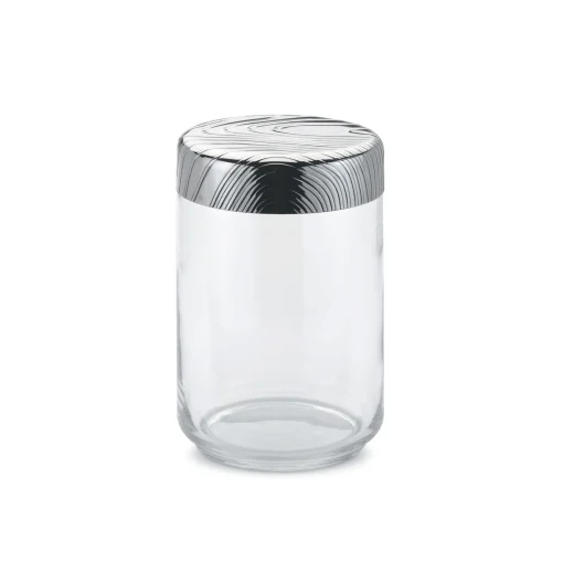 Outlet Bocal Hermetique Veneer Metal Verre Transparent / 100 Cl - Unisexe Boîtes Et Conservation