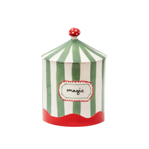 Shop Boite Magic Box Ceramique/ O 15 X H 22,5 Cm - Peint A La Main - Unisexe Boîtes Et Conservation