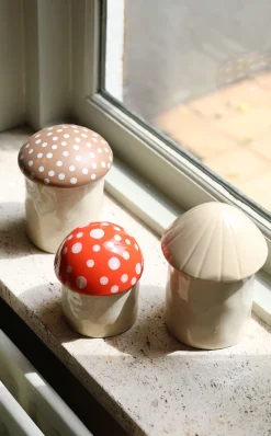 Fashion Boite Mushroom Medium Ceramique / O 14 Cm X H 16.5 Cm - Ceramique - Unisexe Boîtes Et Conservation