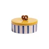 Outlet Boite Pretzel Ceramique Multicolore / O 23.5 X H 13,5 Cm - Ceramique - Unisexe Boîtes Et Conservation