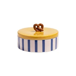 Outlet Boite Pretzel Ceramique Multicolore / O 23.5 X H 13,5 Cm - Ceramique - Unisexe Boîtes Et Conservation